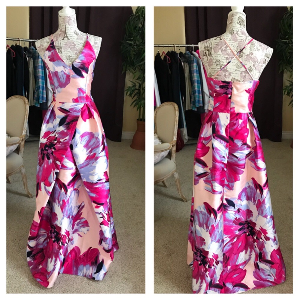 Pink 🌸 flower🌸 dress